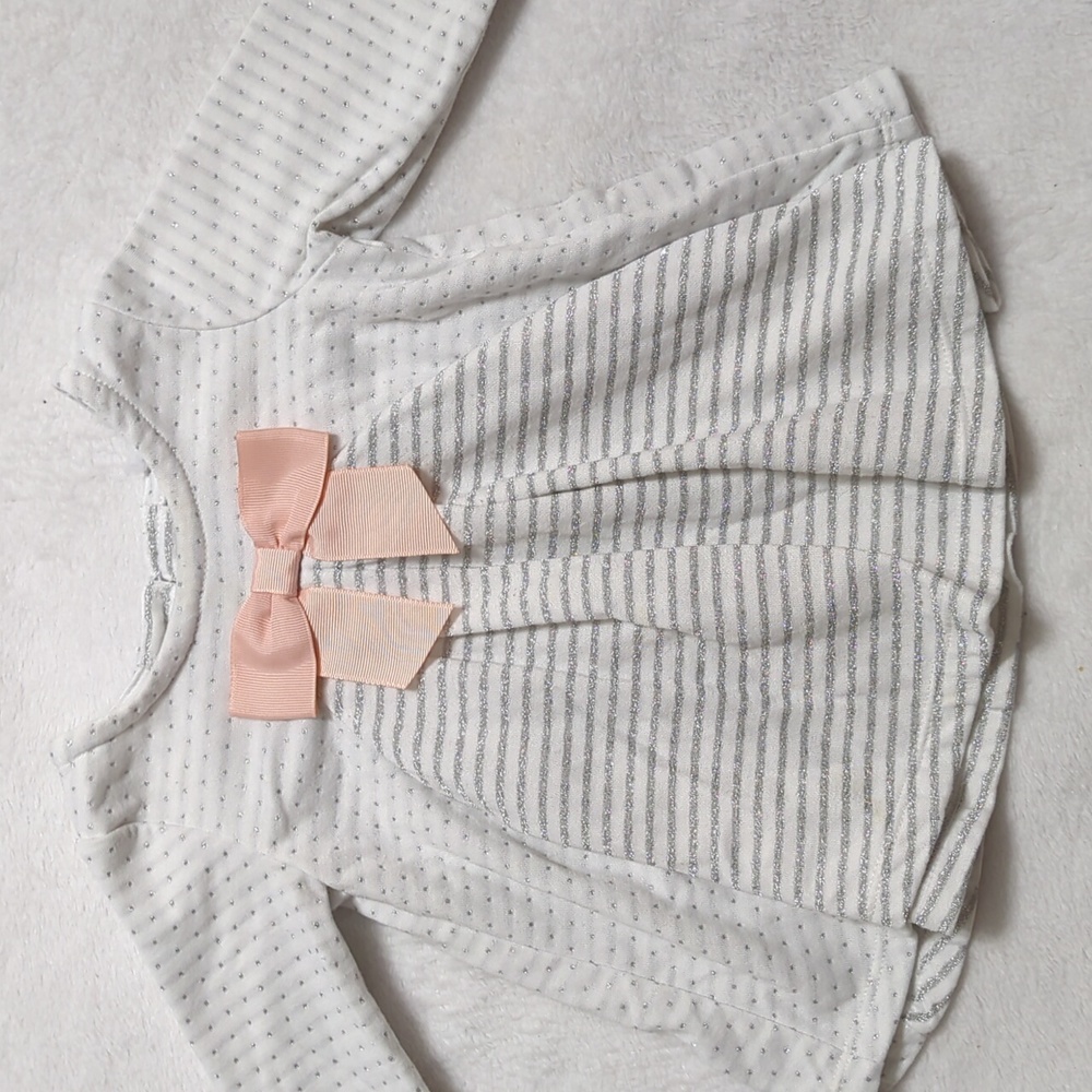 Dylan & Abby Sparkle Bow Top